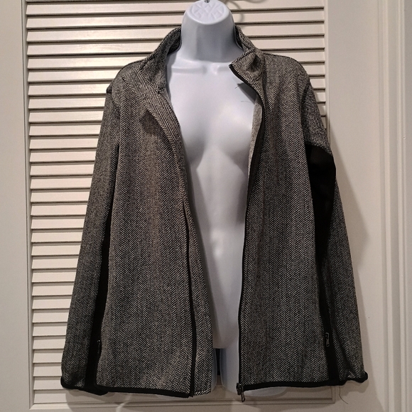 Marc New York Andrew Marc Women's Black and Gray Jacket Size  Large - Picture 2 of 8